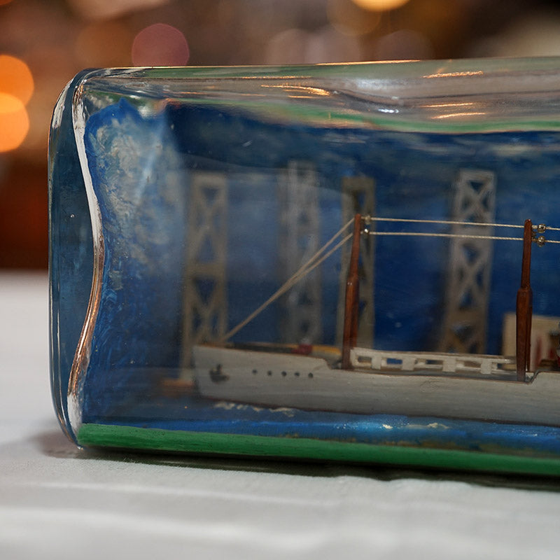 50’s Coaster Ship in Bottle Trinity Marine