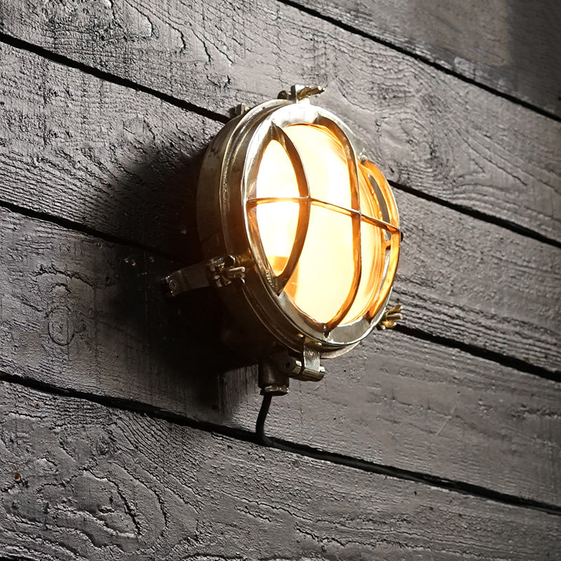 All Brass Wiska Turtle Wall Light Trinity Marine