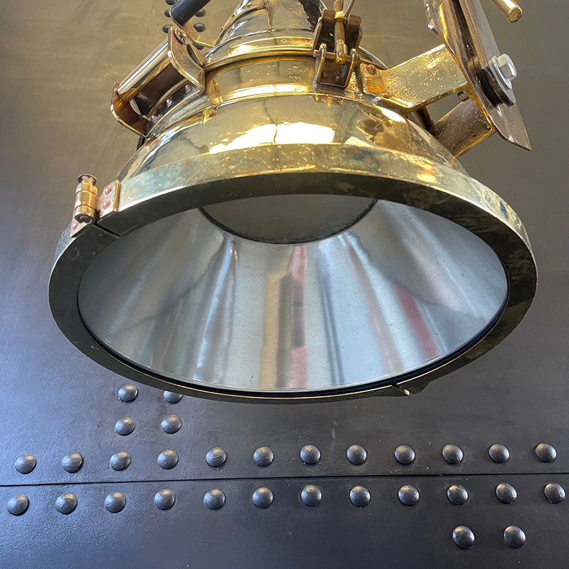 Brass Ships Spot Pendant Light - Ex MV Atlas Trinity Marine