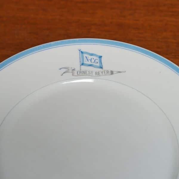 N & C Guillon Nantes Porcelain Comport - c1900 Ernest Reyer Trinity Marine