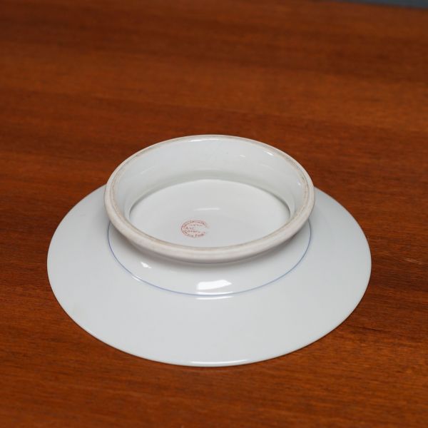 N & C Guillon Nantes Porcelain Comport - c1900 Ernest Reyer Trinity Marine