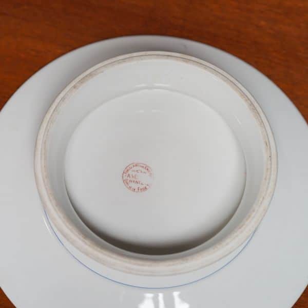 N & C Guillon Nantes Porcelain Comport - c1900 Ernest Reyer Trinity Marine