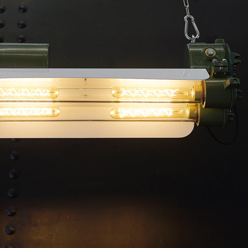 Explosion Double Tube Lights - 70s Revival Green Trinity Marine