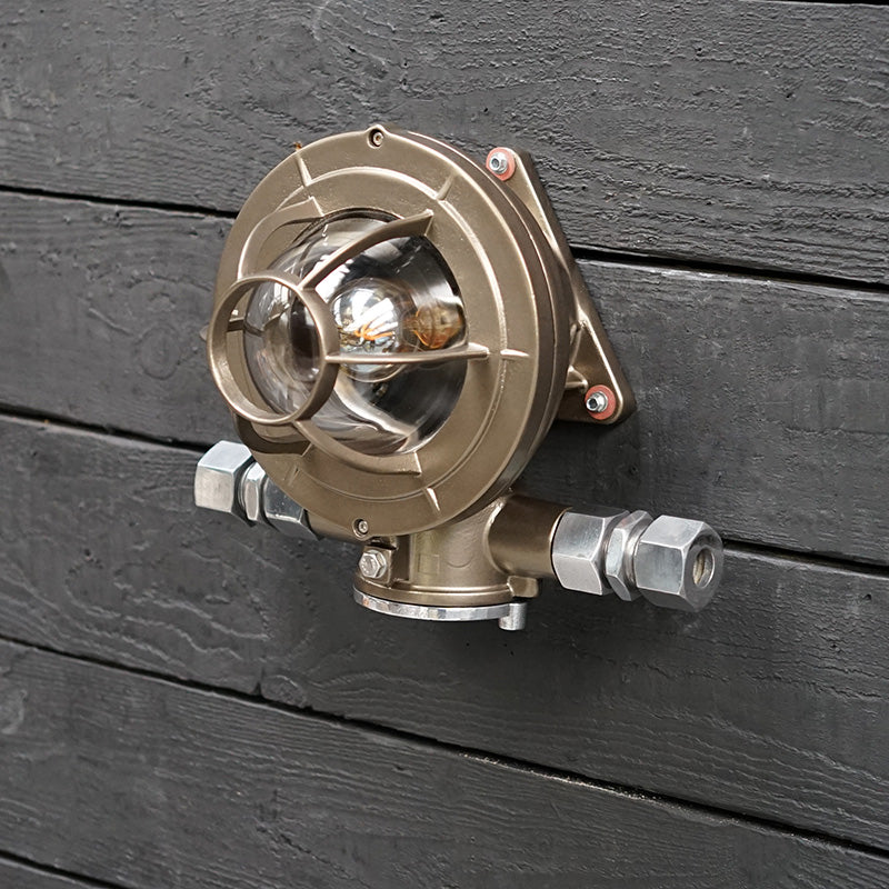 Explosion Kokosha Wall Light - Gun- Metal. Trinity Marine