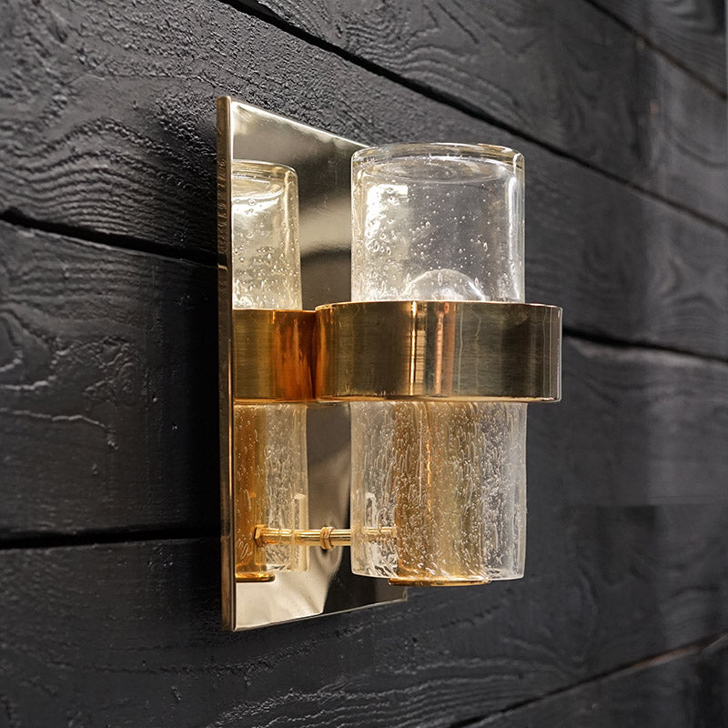 SS France Fjord Deck Brass Wall Sconce Trinity Marine