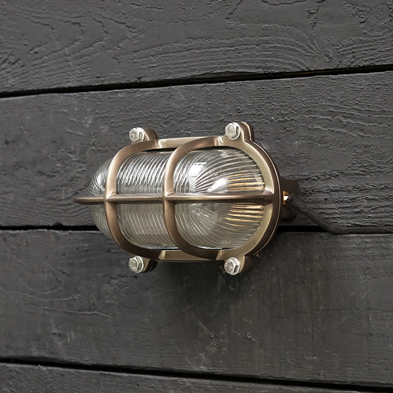 Oval Bulkhead Light - Gun-Metal Finish Trinity Marine