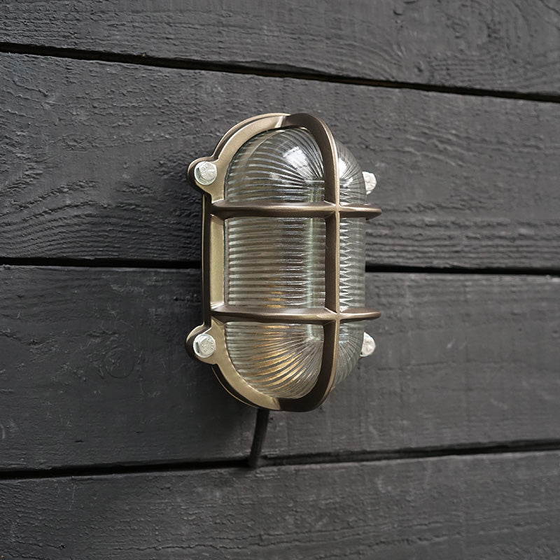 Oval Bulkhead Light - Gun-Metal Finish Trinity Marine