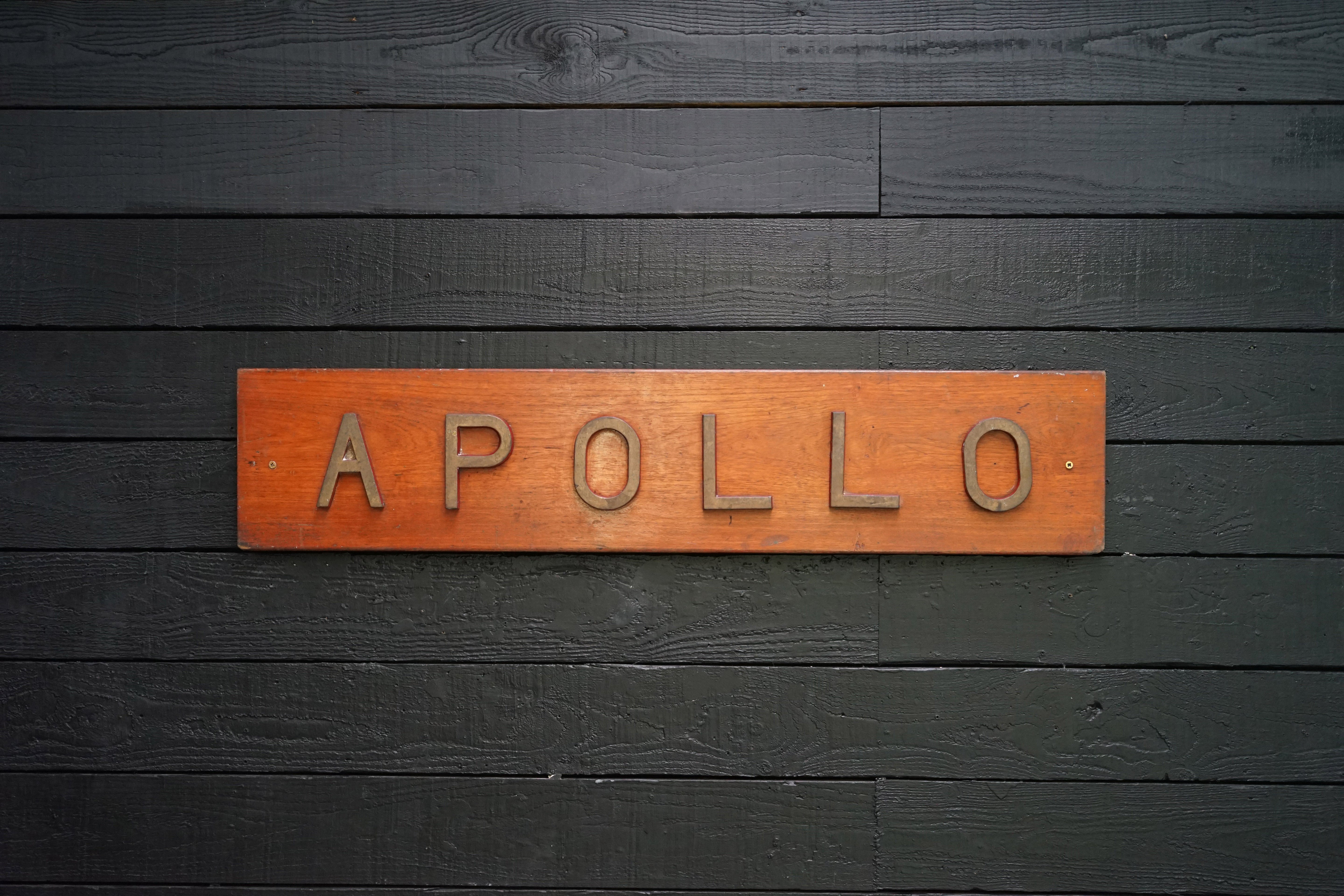 HMS Apollo (M01) Ships Nameboard Trinity Marine