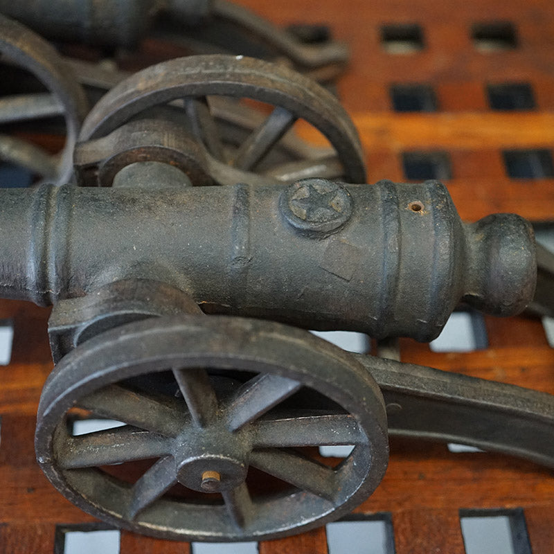 Handsome Ornamental Pair of Field Cannons Trinity Marine