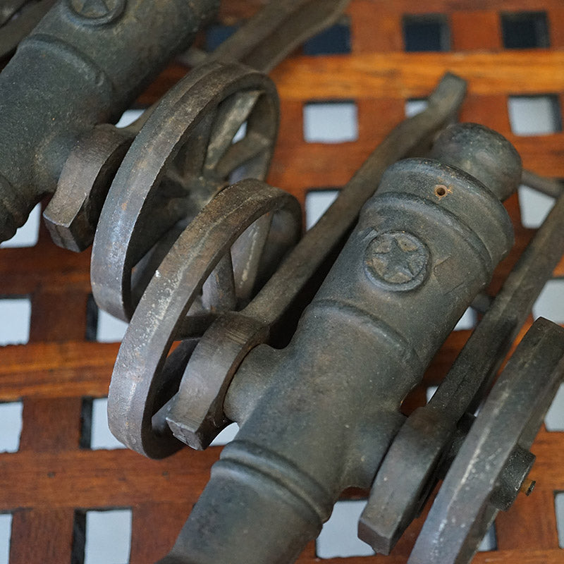 Handsome Ornamental Pair of Field Cannons Trinity Marine