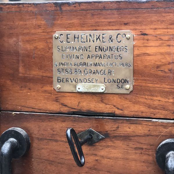Heinke 2 Diver Pump - Original Wheels and Handles Trinity Marine