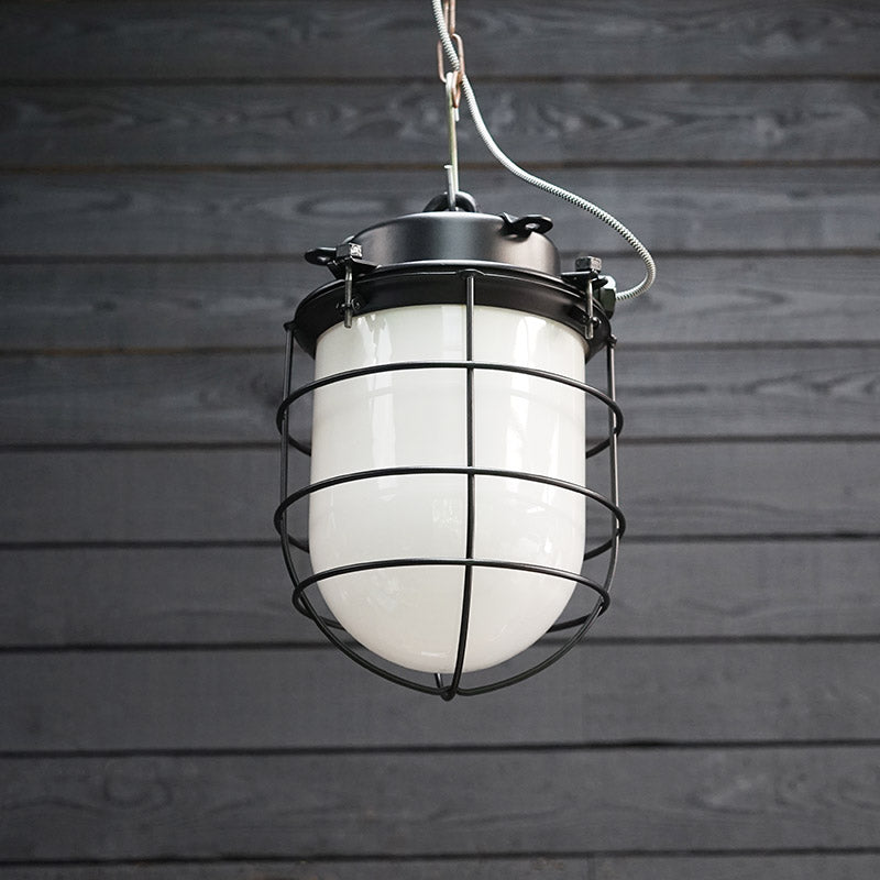 Ice Breaker Black Caged Pendant Light Trinity Marine