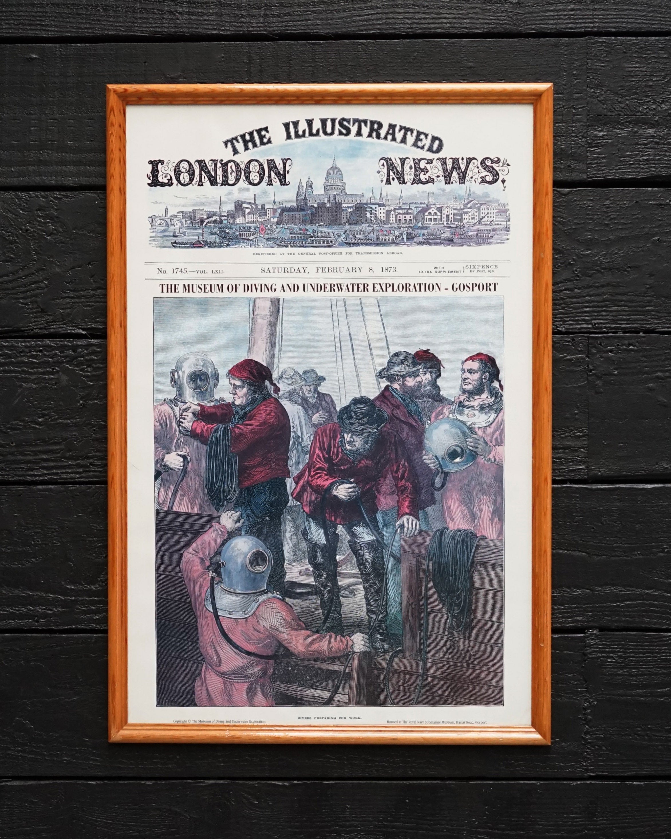 Diving Museum Cover London News Print Trinity Marine