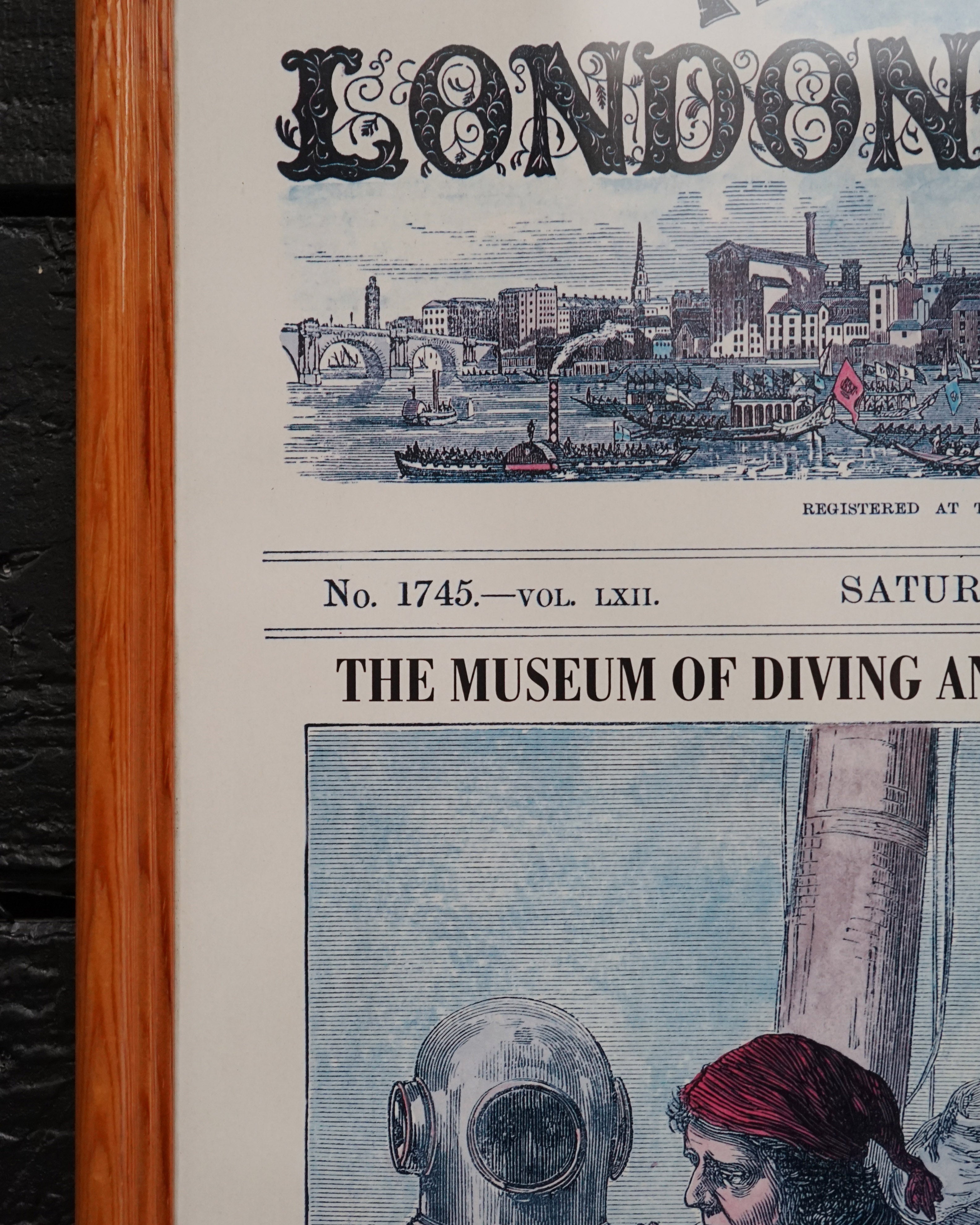 Diving Museum Cover London News Print Trinity Marine