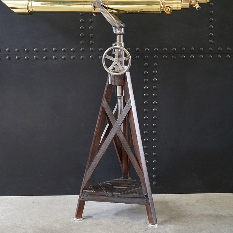 Incredible Zeiss 110mm Triple Turret Telescope C.1910 Trinity Marine