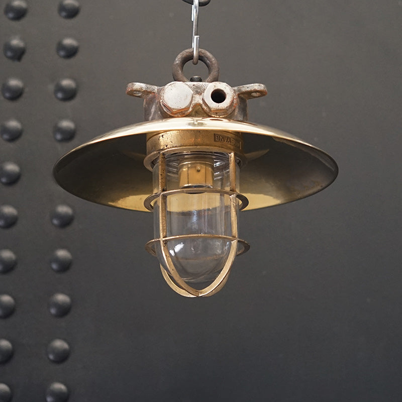 Iron & Brass Passage Light Pendant – MV Lake Hill 2 Trinity Marine