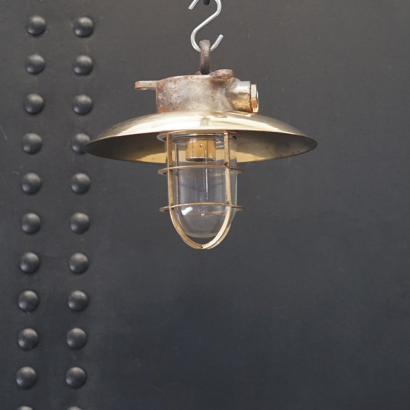 Iron & Brass Passage Light Pendant – MV Lake Hill 2 Trinity Marine