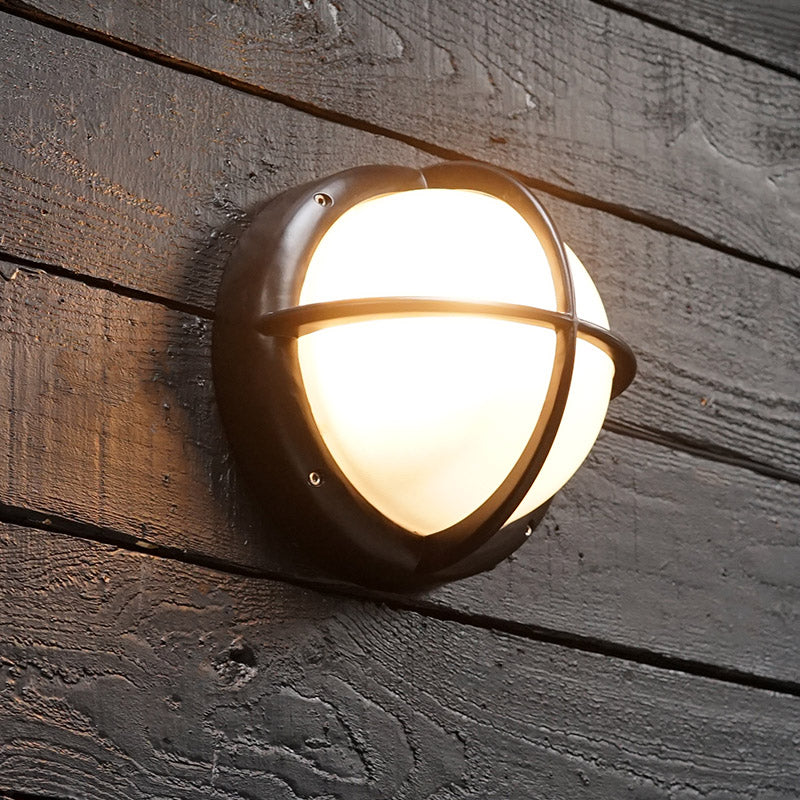 Italian Promenade Deck Bulkhead Light - Cannon Black Trinity Marine