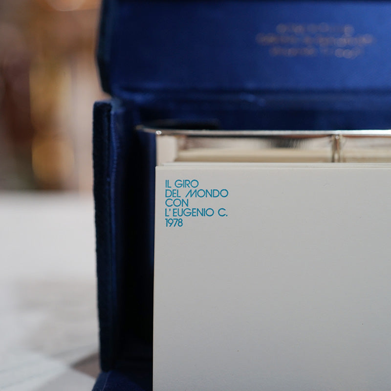 Italian Silver Business Card Holder - Eugenio C Trinity Marine