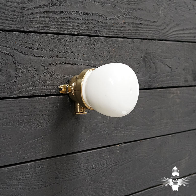 Ocean Liner Opaque Glass Wall Light Trinity Marine