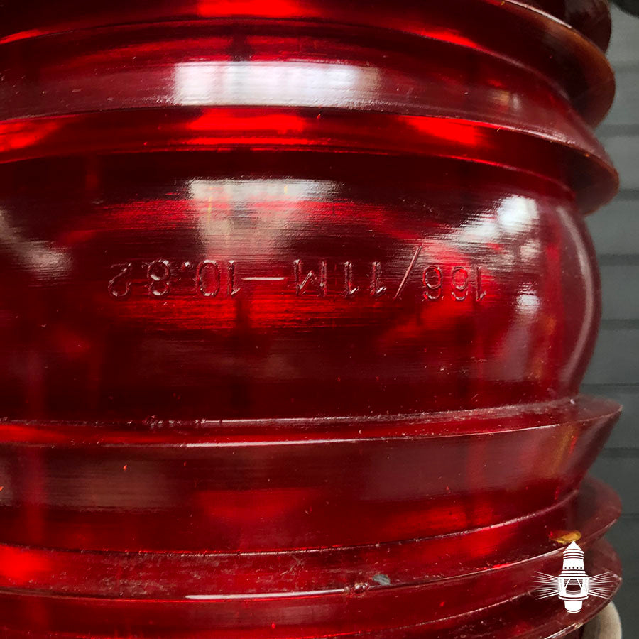 Navigation Fresnel Pendant Ex Russian Navy - Red Trinity Marine
