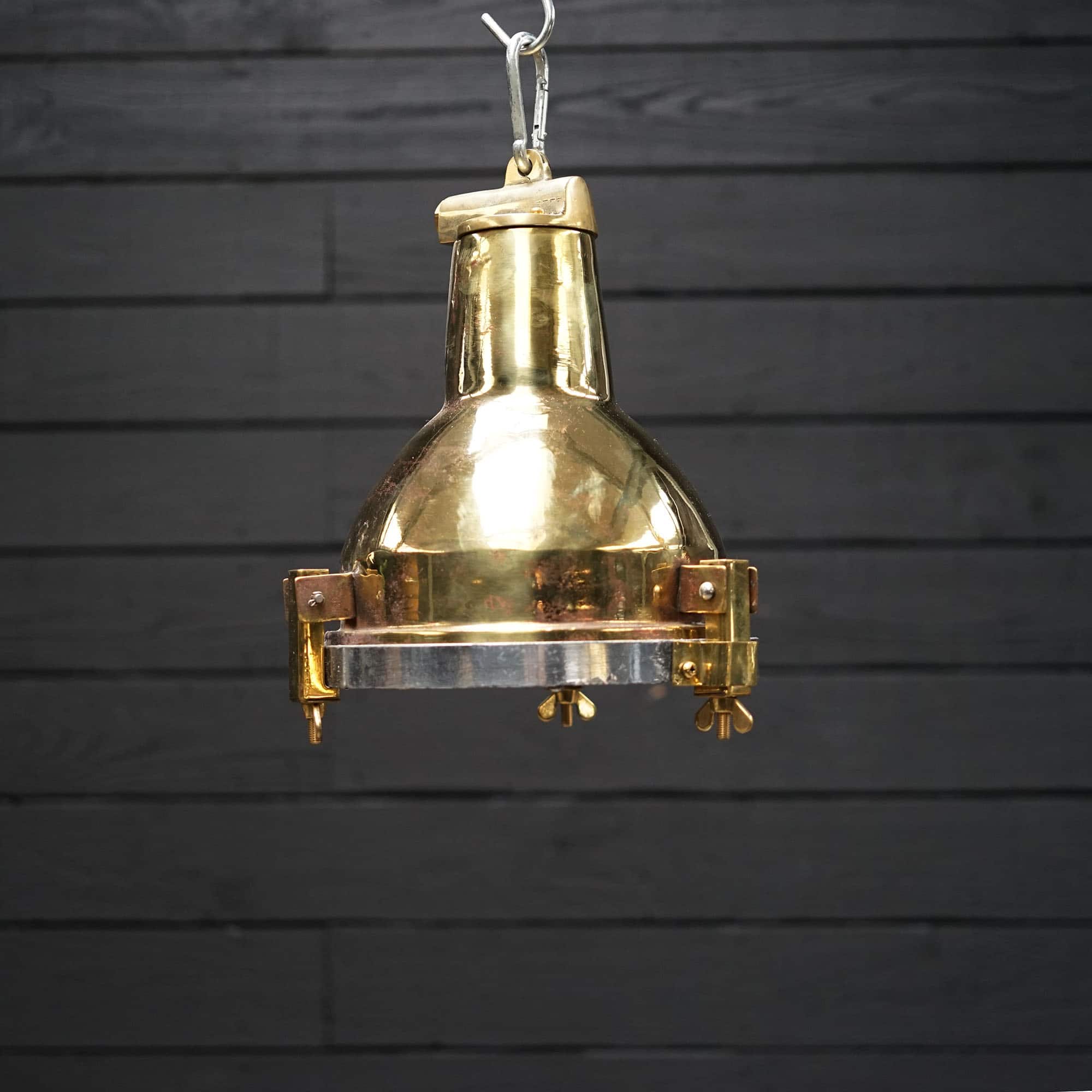 MV Grindanger Brass Cargo Pendant Light Trinity Marine