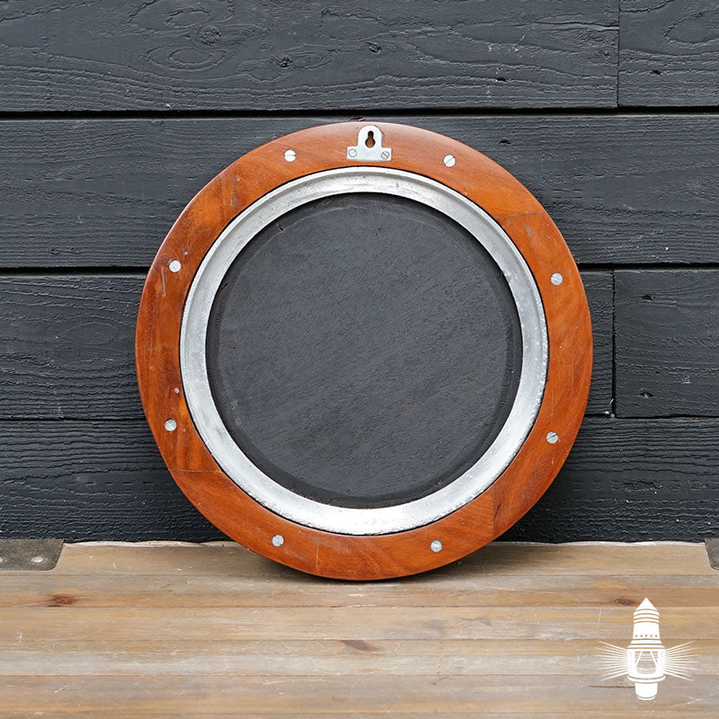 Original Ships Salvage Fixed Porthole Mirror - 17in Trinity Marine