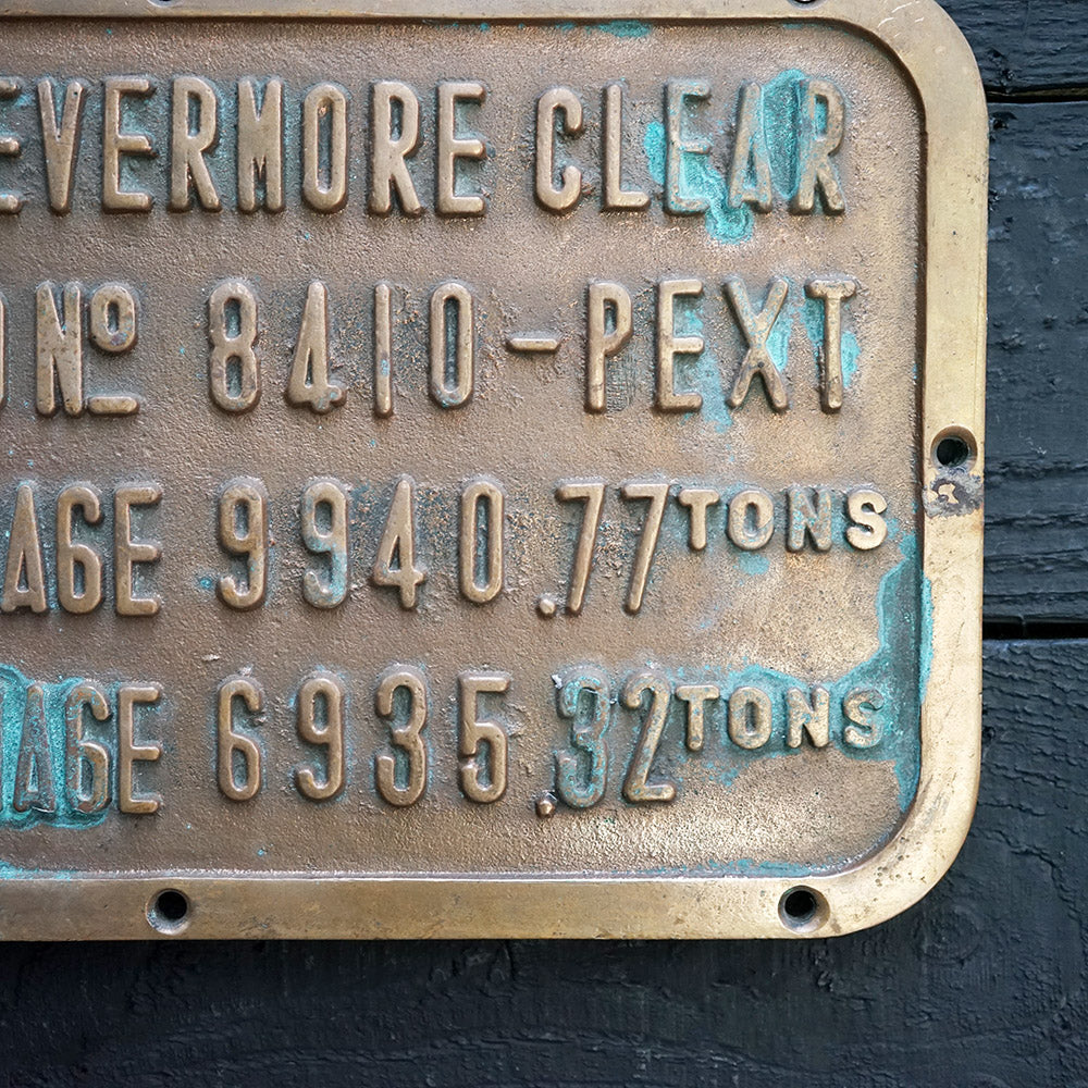 Original Ships Engine - Builders Evermore Clear Trinity Marine