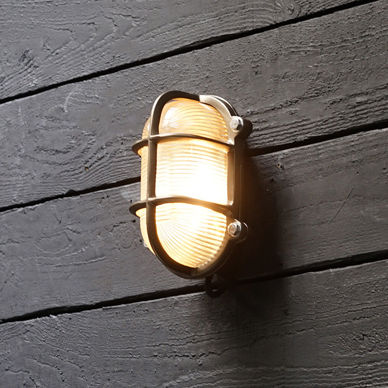 Oval Bulkhead Light - Gun-Metal Finish Trinity Marine