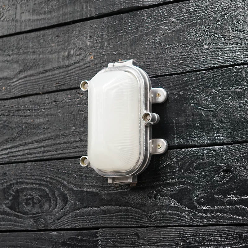 Oval Ships Bulkhead Opaque Glass Wall Light Trinity Marine