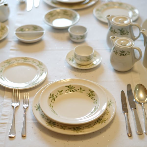 RMS Windsor Castle Tableware - Side Plate c.1950's Trinity Marine