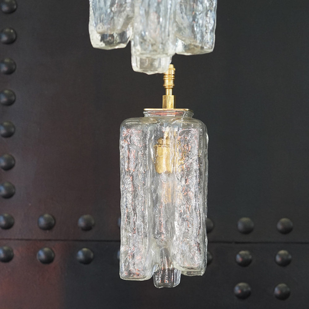 Rare Granada Ice Glass Cascade Chandelier – JT Kalmar Trinity Marine