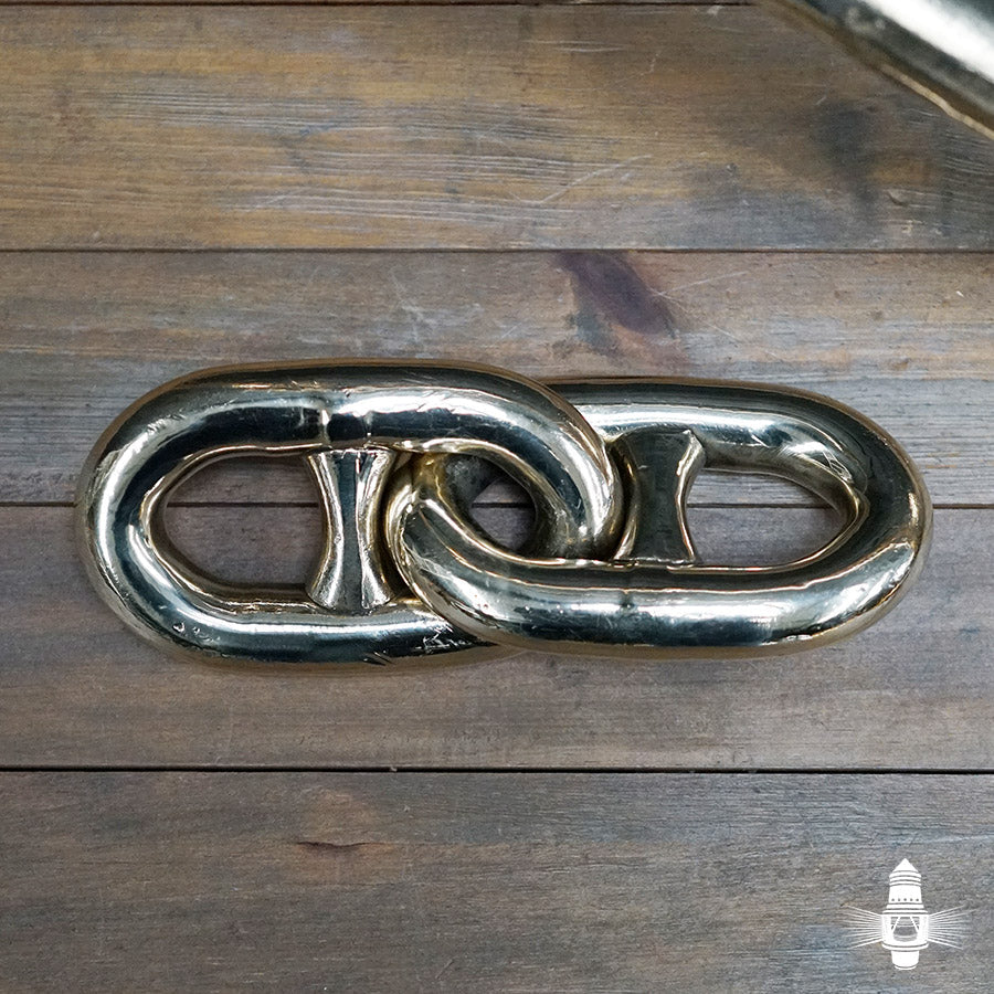 Royal Navy Minesweeper Stud-Link Chain - Double Trinity Marine