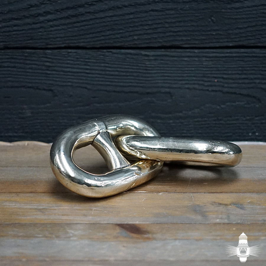 Royal Navy Minesweeper Stud-Link Chain - Double Trinity Marine