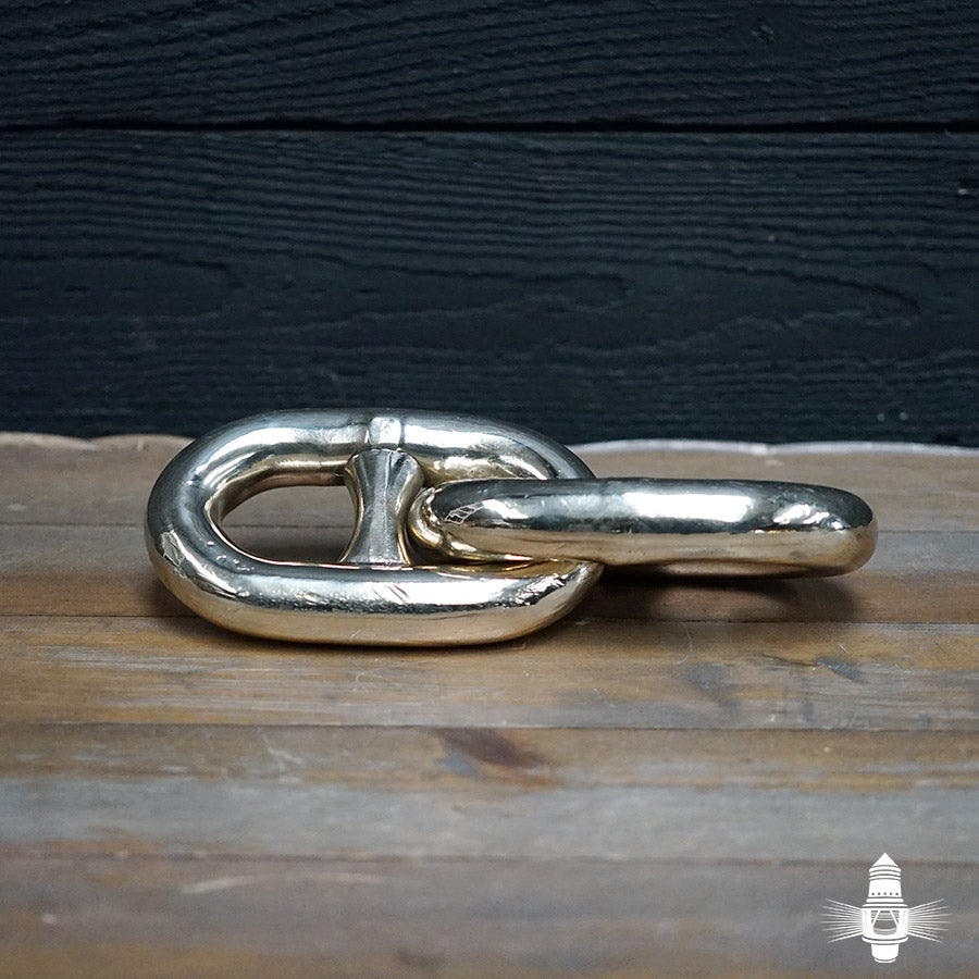 Royal Navy Minesweeper Stud-Link Chain - Double Trinity Marine