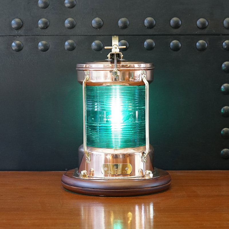 Royal Navy Warship Navigation Lamp - Green Trinity Marine