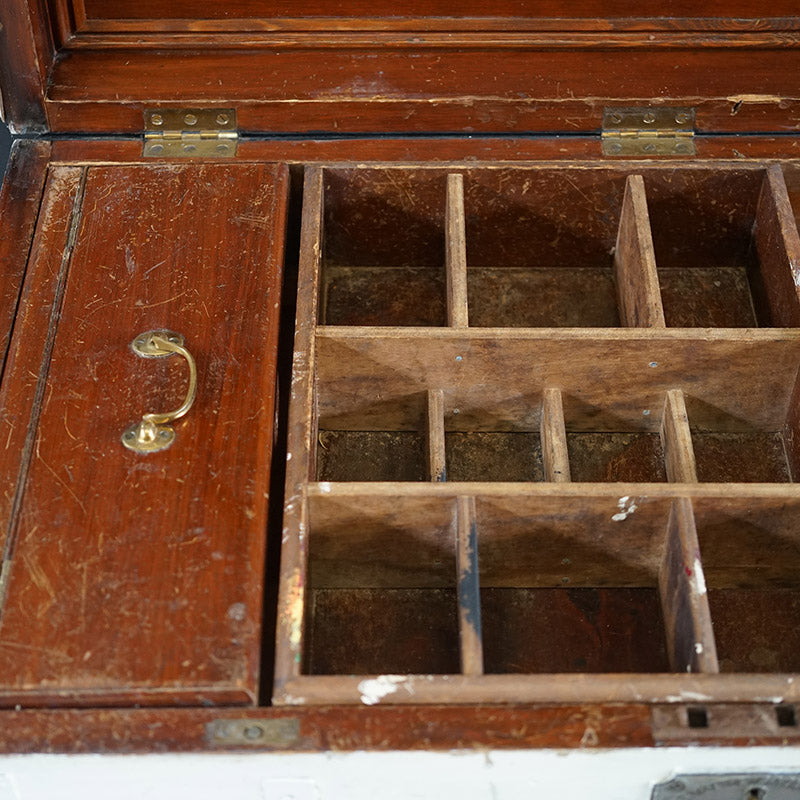 Painted Royal Navy Officers Trunk Trinity Marine
