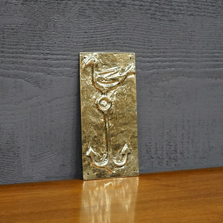 SS Kenya Castle / SS Amerikanis Liner Brass Relief Trinity Marine