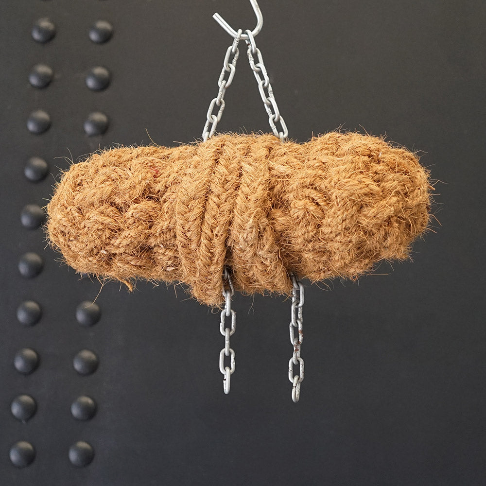Small Reclaimed Natural Coir Boat Fender - Chain Trinity Marine
