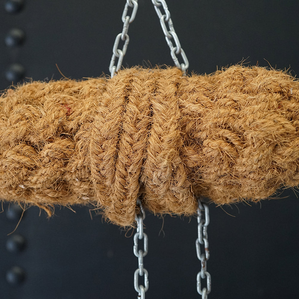 Small Reclaimed Natural Coir Boat Fender - Chain Trinity Marine