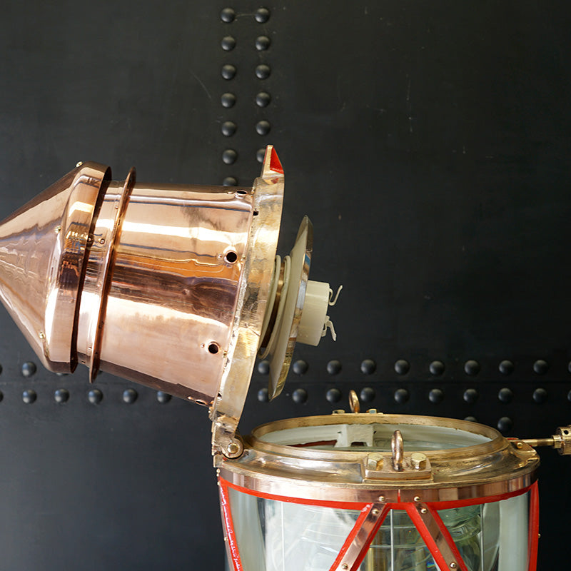 Spectacular Huge Trinity House Buoy Beacon on Stand Trinity Marine
