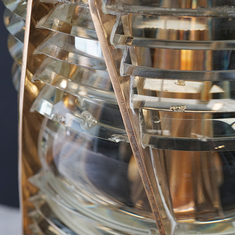 Spectacular Trinity House Lighthouse Drum Lens on Buoy Stand Trinity Marine