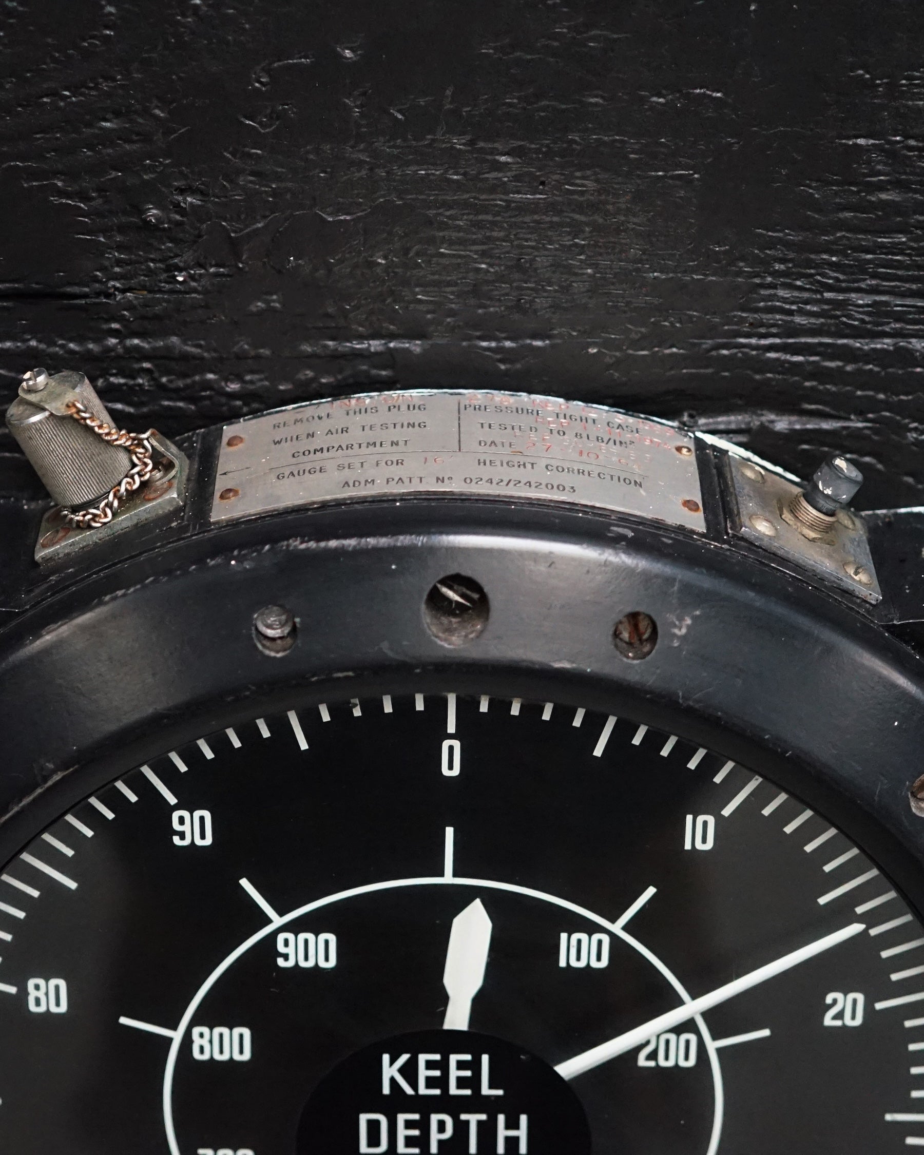 Submarine Depth Gauge - HMS Orpheus Trinity Marine