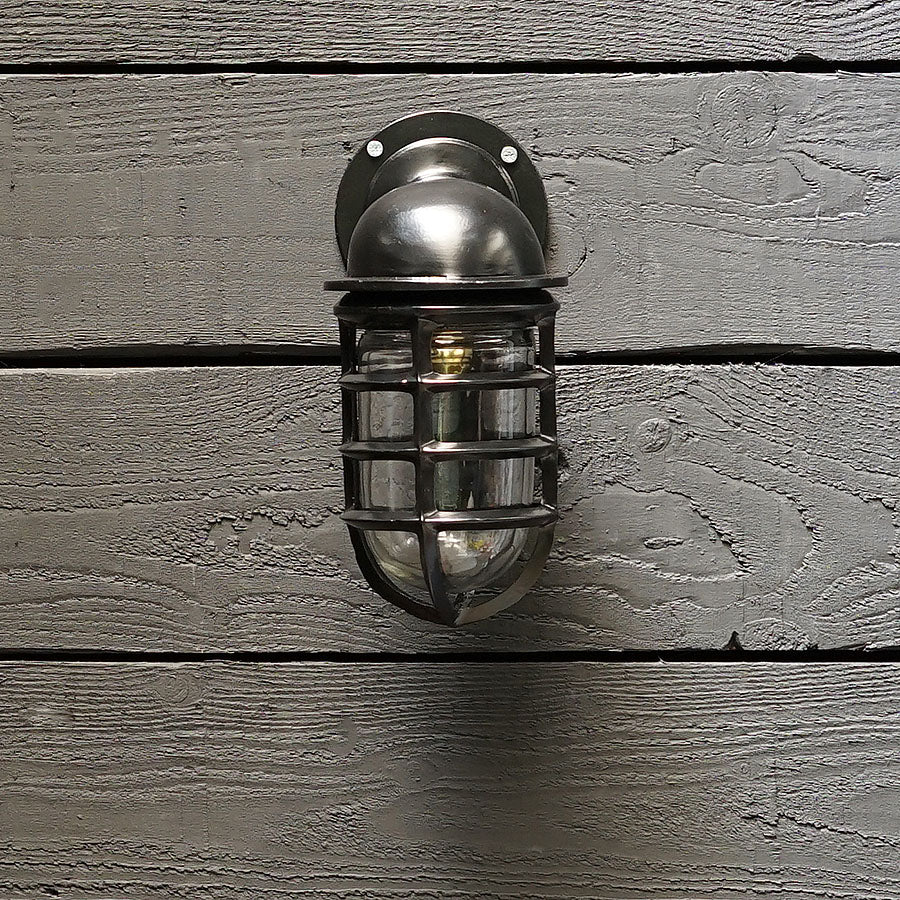 US Patt Aluminium Ships Passage Wall Light - Black Trinity Marine