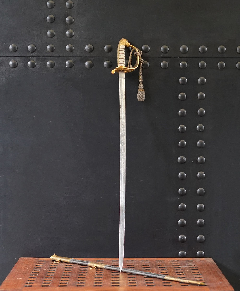c1846 Pattern Royal Navy Officers Dress Sword Trinity Marine
