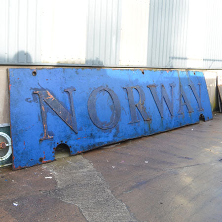 SS Norway Stern Letters - Norwegian Cruise Line 1979 Trinity Marine