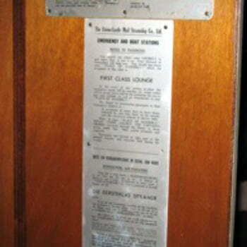 RMS Windsor Castle Boat Station Sign Trinity Marine