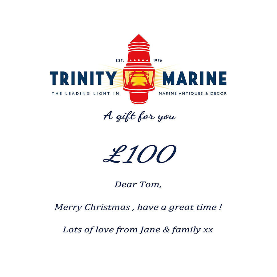 Trinity Marine Gift Voucher Trinity Marine