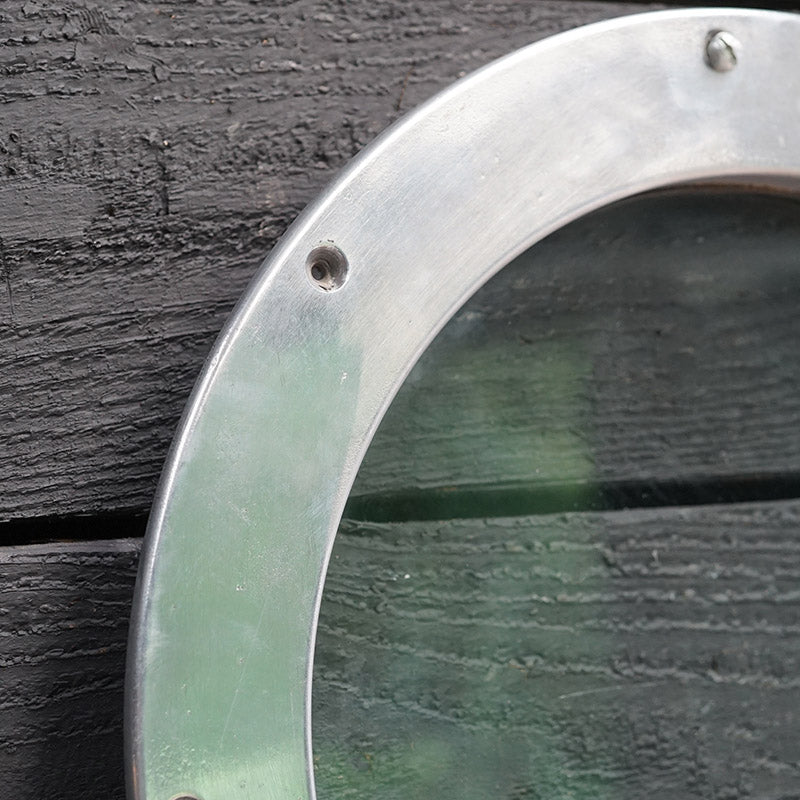 12In Glass Thick Aluminium Ships Porthole Trinity Marine