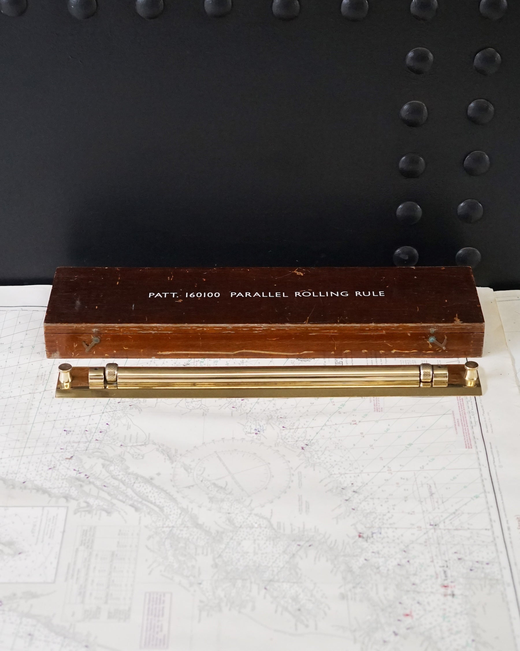 Admiralty Pattern Naval Rolling Rule 18in - Polished Trinity Marine